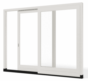 Zweiflügelige Holz-Hebeschiebetür