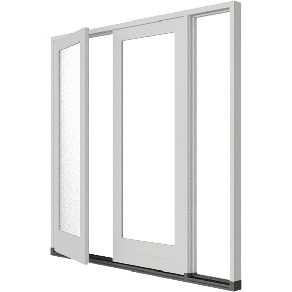 tuindeur stolp met zijlicht rechts buitendraaiend hout